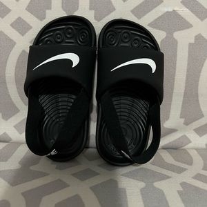 NIKE KAWA SLIDE (TD) 7C Black